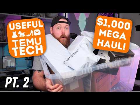 Actually Useful Temu Tech Ep. 10 – $1,000 in Temu Finds You’ll Actually Use!