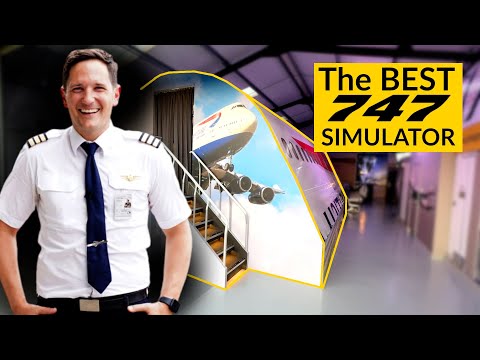 Experience the Original British Airways Boeing 747 Cockpit with 4K Visuals