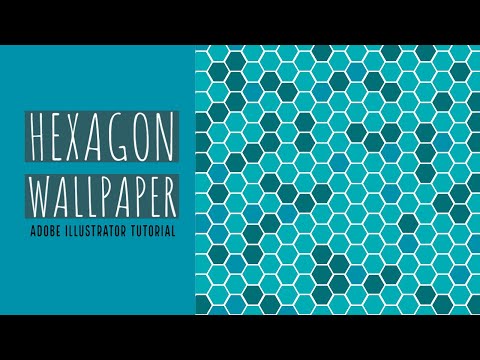 Creating a Simple HEXAGON pattern Background using Adobe Illustrator