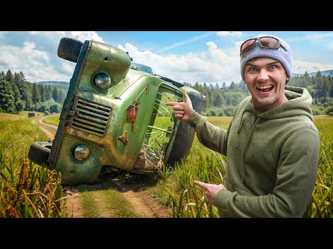 We bought a GAZ 69 at an auction for 50,000 rubles blindly! And it turned out to be upside down.