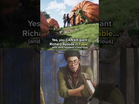 if you kill the giant in Fable, THIS happens