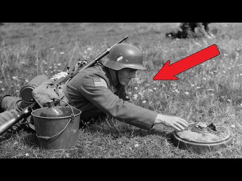 一名士兵用「愚蠢」的水桶技巧探測到40枚德國地雷——而且沒有觸發任何一枚，過程緊張震撼...