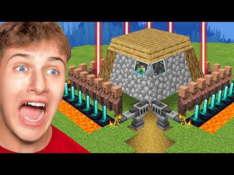 Trolling My BROTHER With ILLEGAL BASES in MINECRAFT!