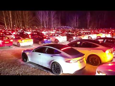 Tesla Light Show World Record - Finland