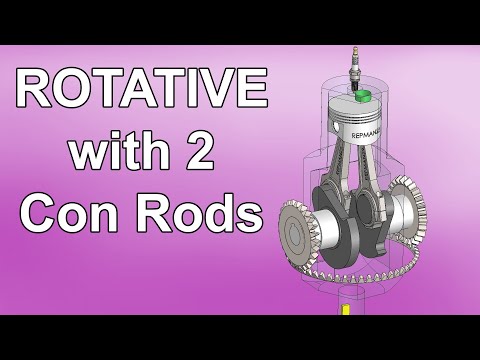 New Semi Rotary Engine with 2 Connecting Rods 🤯 Avadi MA-250