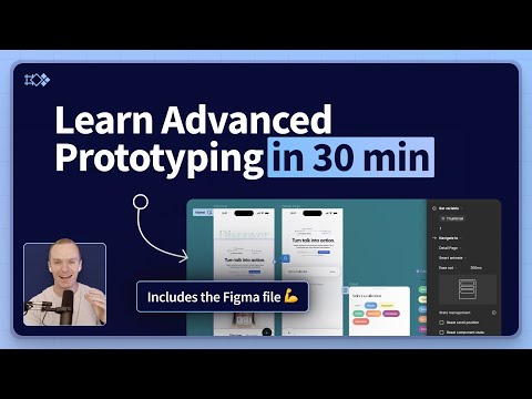 Prototyping Crash Course — Learn how to create advanced prototypes with Figma variables in 30 min