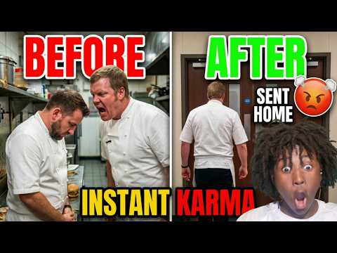 I Reacted To Instant KARMA Moments In Hell's Kitchen!