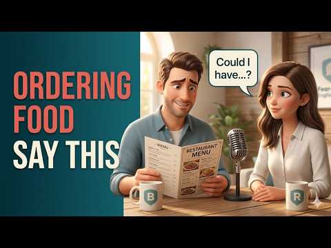 Restaurant English for Beginners | What to Say When Ordering Food (A1–B1)