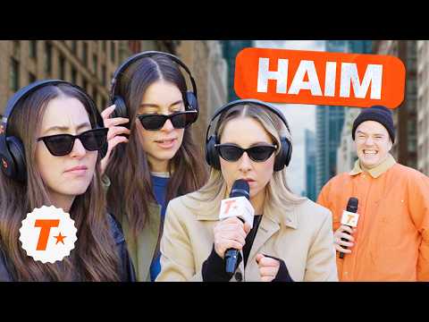 Testing HAIM's Music Knowledge | Track Star*