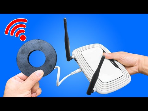 No Internet Needed! Put The Magnet on The WIFI Router and Enjoy