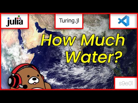 [09x01] How Much of Earth is Covered in Water? | Turing.jl | Julia Probabilistic Programming