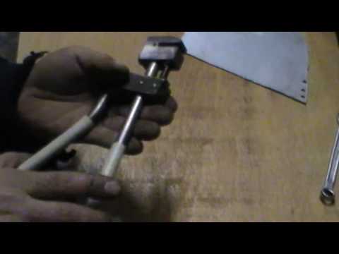 Самодельный дырокол, просекатель металла