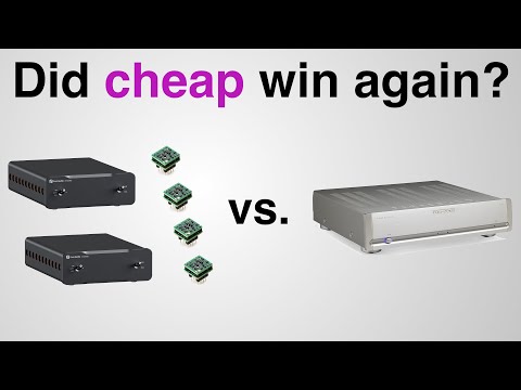 Hot-rodded cheap monos vs. old school power amp (Fosi V3 Monos + Sparkos SS3602 vs. Parasound A23+)