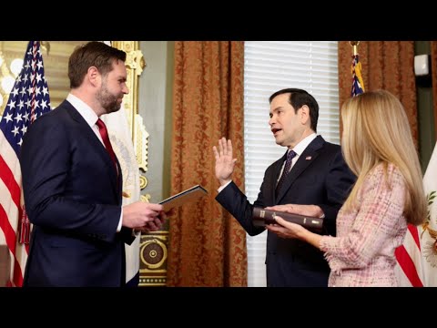 Vice President JD Vance Swears In Marco Rubio as United States Secretary of State