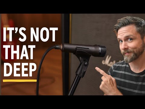 Mic'ing a Guitar Amp Isn't Hard (Stop Overthinking it)