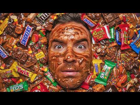 I Melted Every "Scary Candy" into One Piece
