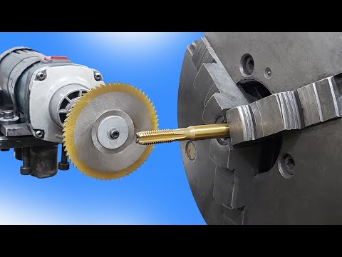 The best way to make hand thread tap(Don't forget to like)