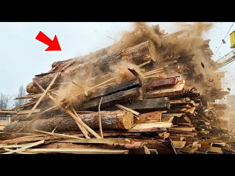 Processing a Giga-Mountain of Scrap Wood