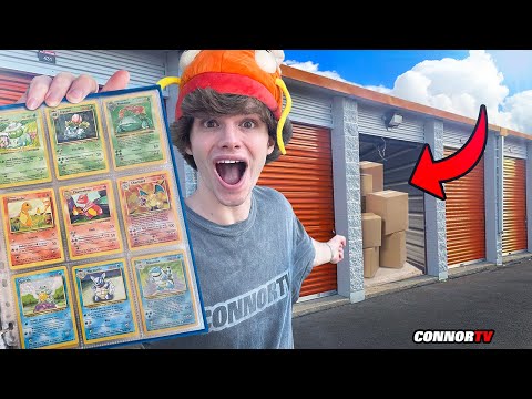 I Found Vintage Pokemon Cards in an ABANDONED STORAGE UNIT!