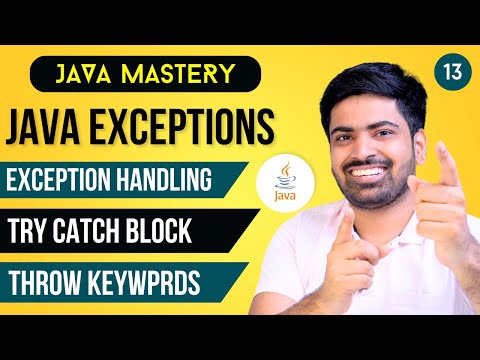 Java Exceptions | Exception Handling | try catch block | Throw and Throws Keyword in Java in Hindi