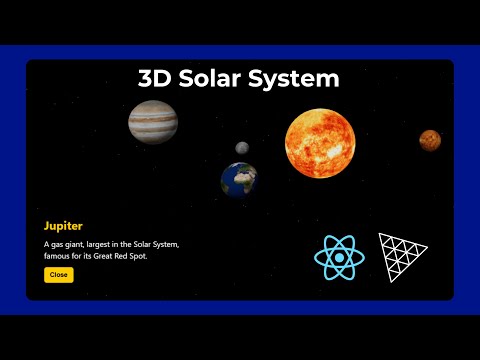 Build a 3D Solar System in React and Three.js