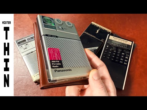 Panasonic’s Mr Thin CIA ‘spy’ radio.
