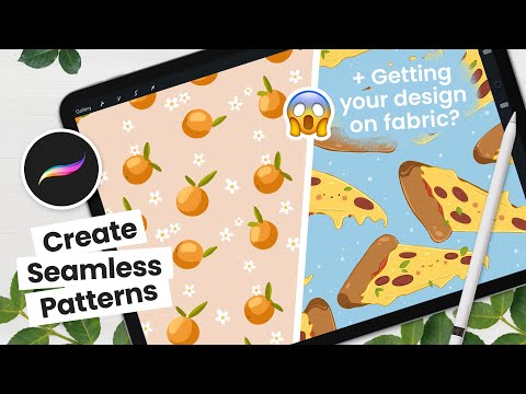 How To Create SEAMLESS PATTERNS In Procreate