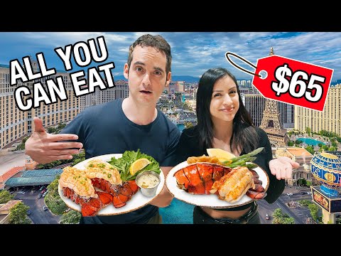 $65 ALL YOU CAN EAT Lobster Buffet in Las Vegas (Worth It?)