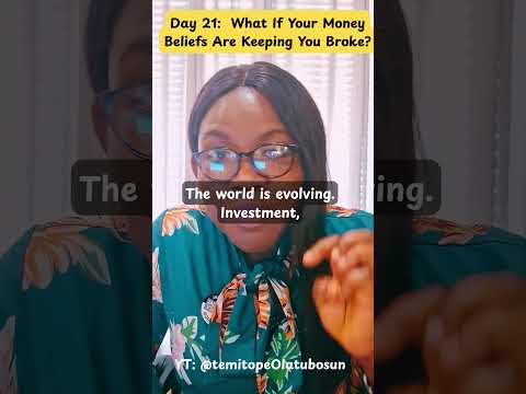 What If Your Money Beliefs Are Keeping You Broke? (Day 21)  #motivation  #financialfreedom#StayOpen