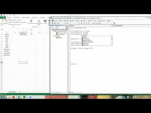 Excel - VBA - Ajouter et Renommer des feuilles