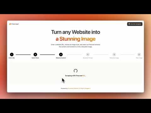 URL-to-Image Generator with Firecrawl & Imagen 4!