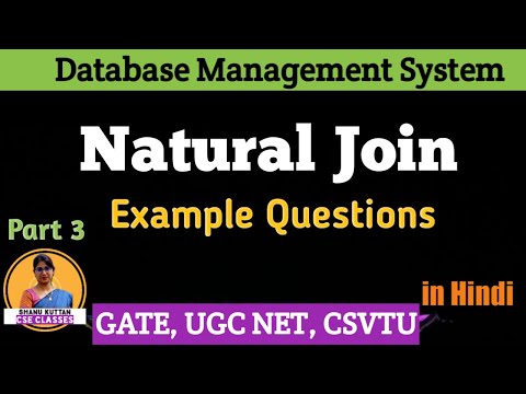 L3.14 Natural Join | Example Questions | Joins in Relational Algebra | DBMS  Shanu Kuttan