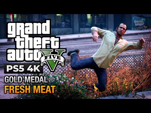 GTA 5 PS5 - Mission #58 - Fresh Meat [Gold Medal Guide - 4K 60fps]