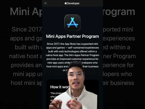 Many millionaires will be minted with Apple’s new mini apps program. #ai #apple #app #aiapp