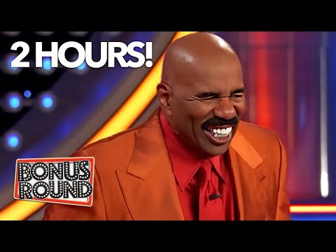 2 Hours Of The FUNNIEST Family Feud of 2025!