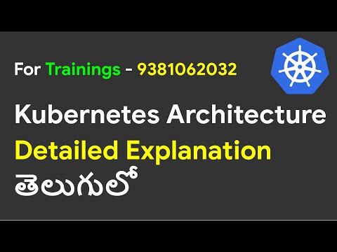 Kubernetes Architecture Detailed Explanation in Telugu | Kubernetes in Telugu