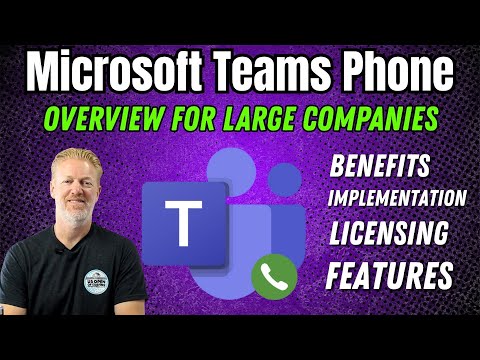 Microsoft Teams Phone System Overview for Large Companies