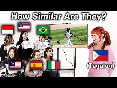 Can they understand each other? l Explain words in 6 different language!