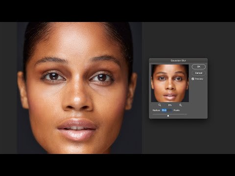 How To Choose A Blur Radius For Frequency separation