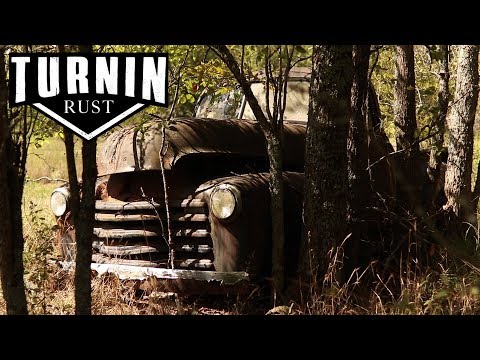 ABANDONED 1952 Chevy 3100 Rescued After 40 Years In The Woods! | Turnin Rust