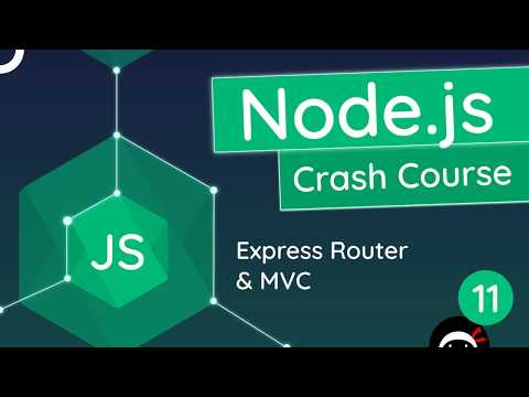 Node.js Crash Course Tutorial #11 - Express Router & MVC