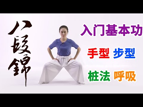 《八段锦》第2节 入门基本功：手型、步型、桩法和呼吸 【学国学网】