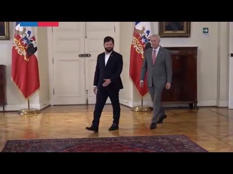 Chilean President-elect José Antonio Kast meets with President Gabriel Boric