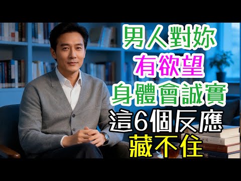 男人對妳有欲望，身體會誠實！這6個反應，根本藏不住。#男人 #女人 #欲望 #眼神 #身體 #反應 #聲音 #靠近 #觸碰 #情緒 #擁抱 #心理學 #多巴胺 #睪固酮 #催產素 #安全感 #距離 #