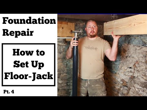 Foundation Repair - How to Set Up Floor Jacks Pt 4