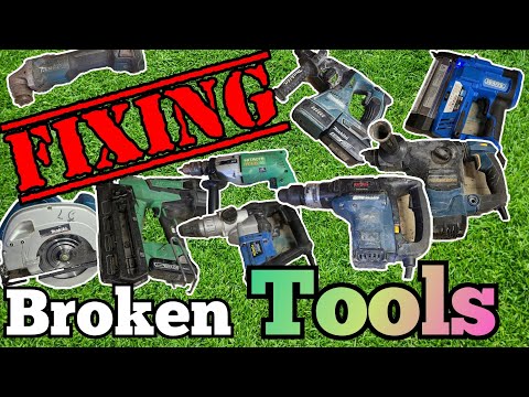 Repairing a Bunch of broken power tools from this week.