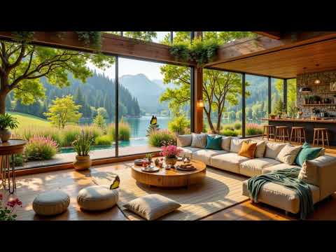 Warm Jazz with Fresh Morning Light Ambience | Unwind Stress & Calm Mind with Slow Piano Jazz