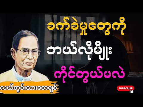 အခက်အခဲတွေကို ဘယ်လိုကိုင်တွယ်မလဲ#စာအုပ်စာပေ #motivation #education #လယ်တွင်းသားစောချစ် #စာပေ