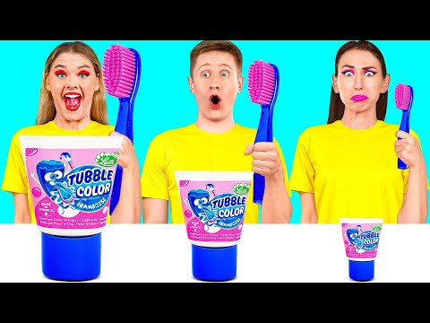 Big, Medium and Small Plate Challenge | Amazing Cooking Hacks by GoFun Challenge