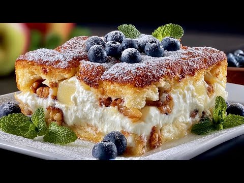 The famous German apple cake with berries, admired worldwide! An old, traditional recipe!